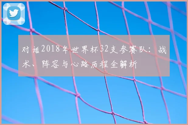 对话2018年世界杯32支参赛队：战术、阵容与心路历程全解析